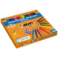 BIC KIDS Buntstifte Evolution ecolutions, 144er Pack