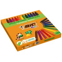 BIC Crayon de cire Plastidecor Triangle, garniture scolaire