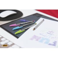 BIC Stylo à bille Cristal Fun, étuit carton...