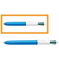 BIC Stylo à bille rétractable 4 Colours...
