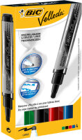 BIC Whiteboard-Marker Velleda Liquid Ink Pocket, 4er Etui