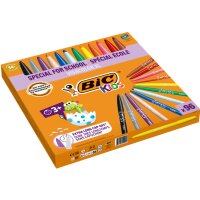BIC KIDS Fasermaler Visacolor XL ecolutions, 96er Klassen-