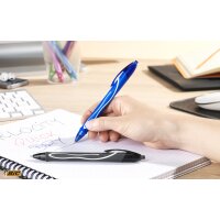 BIC Stylo à encre gel Intensity Quick Dry, rouge