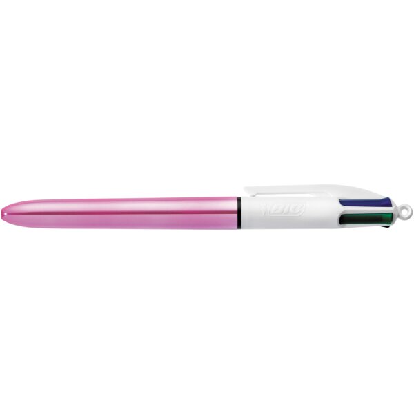 BIC Druckkugelschreiber 4 Colours Shine, 0,32 mm, violett