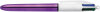 BIC Druckkugelschreiber 4 Colours Shine, 0,32 mm, violett