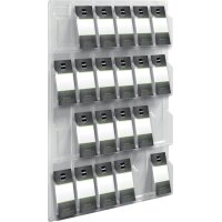 helit Wanddisplay "the clearly", 24 x 1 3 DIN...