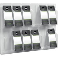 helit Wanddisplay "the clearly", 12 x 1 3 DIN...