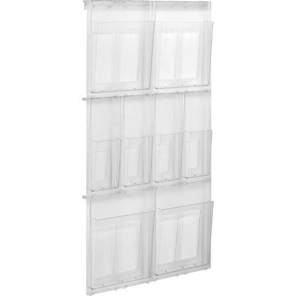 helit Porte-brochures mural the placativ, transparent