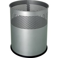 helit Edelstahl-Papierkorb "the dot", 15 Liter,...