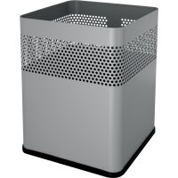 helit Edelstahl-Papierkorb "the dot", 18 Liter,...