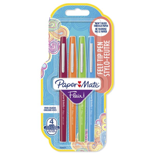 Paper:Mate Faserschreiber Flair Original STANDARD, 4er Etui