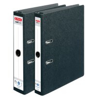 herlitz Classeur suspendu maX.file, dos: 70 mm,noir