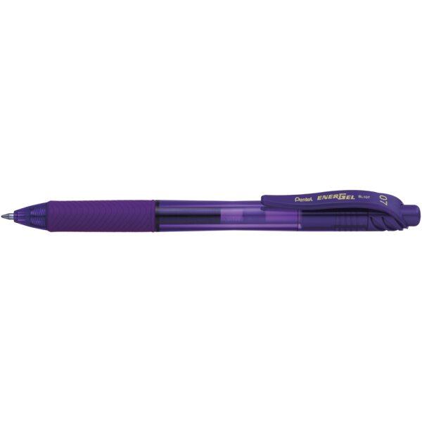 Pentel Stylo roller à encre gel EnerGel-X BL107, bleu