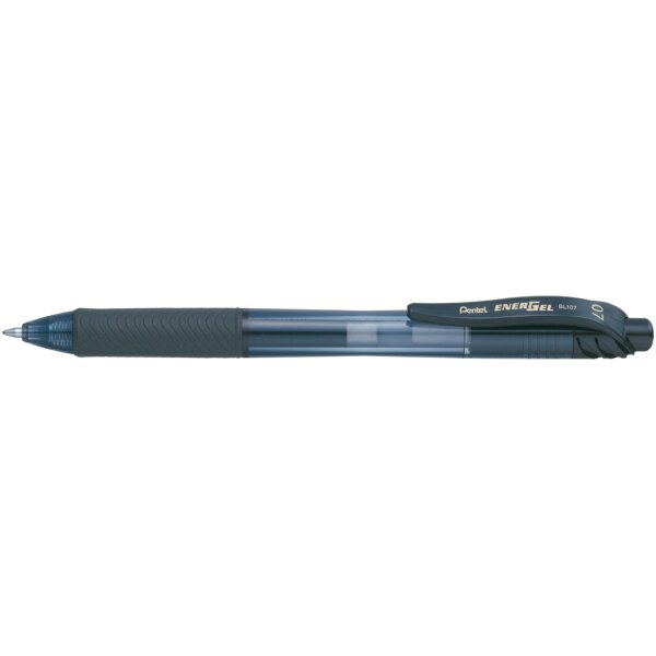 Pentel Stylo roller à encre gel EnerGel-X BL107, bleu