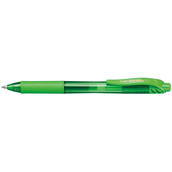 Pentel Stylo roller à encre gel EnerGel-X BL107, bleu