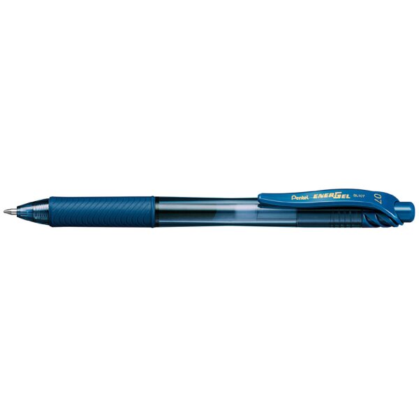 Pentel Stylo roller à encre gel EnerGel-X BL107, bleu