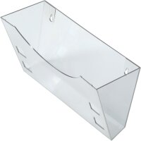 helit Porte-brochures the grid, A4, gris-transparent