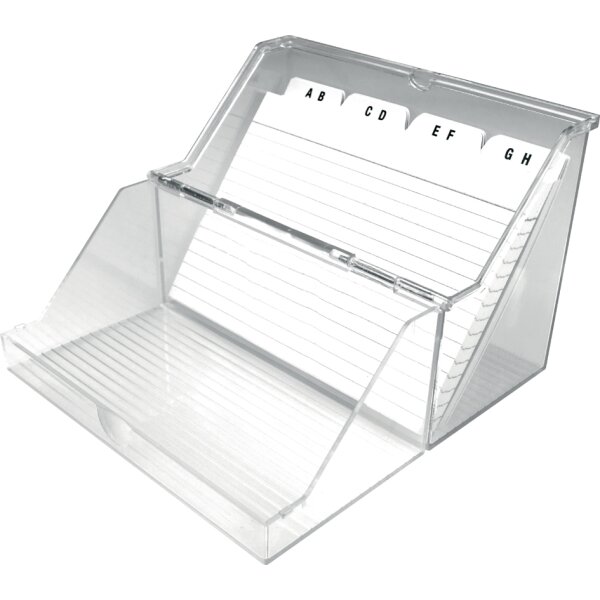 helit Petite boîte à fiches the index transparent