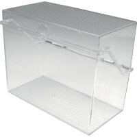 helit Klein-Karteikasten "the index", A5 quer, rot