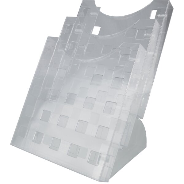 helit Porte-brochures de table the step grid, transparent