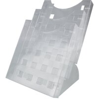 helit Porte-brochures de table the step grid, transparent