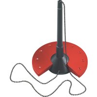 helit Kugelschreiber-Ständer "the base", schwarz rot