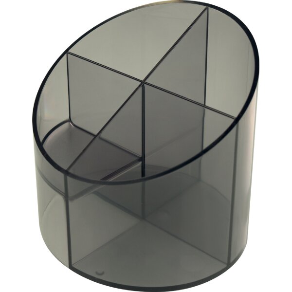 helit Pot multifonction the cross, 4 compartiments, gris