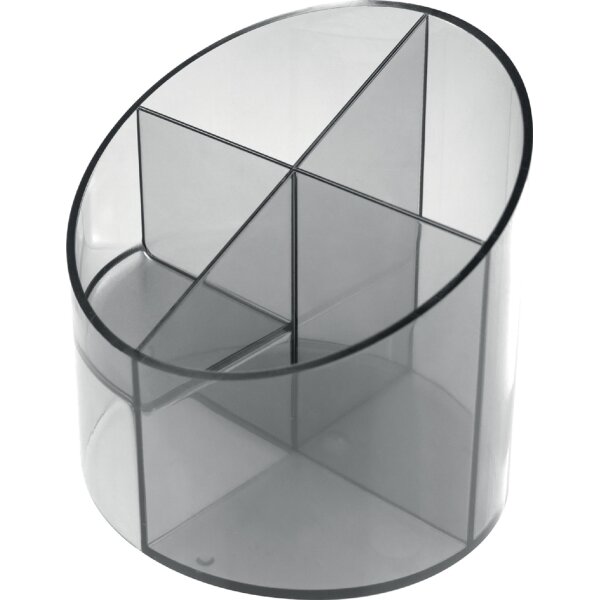 helit Pot multifonction the cross, 4 compartiments, gris