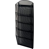 helit Porte-brochures mural the news network, noir