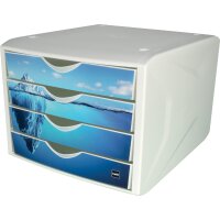 helit Schubladenbox "the chameleon", Dekor springtime