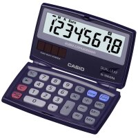 CASIO Taschenrechner SL-100 VERA, Solar- Batteriebetrieb