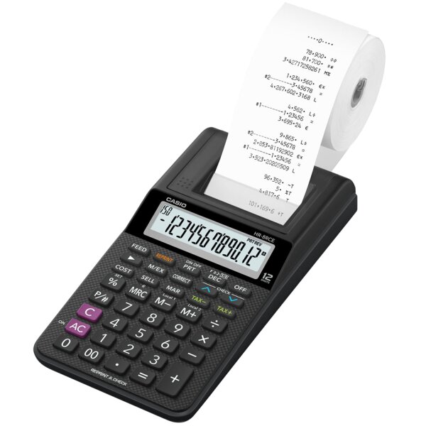 Netzteil für CASIO Tischrechner HR-150 TER HR-8 TER