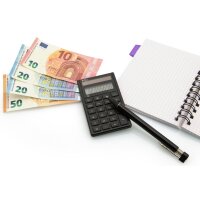 TWEN Taschenrechner 8, 8-stelliges LC-Display, Solar