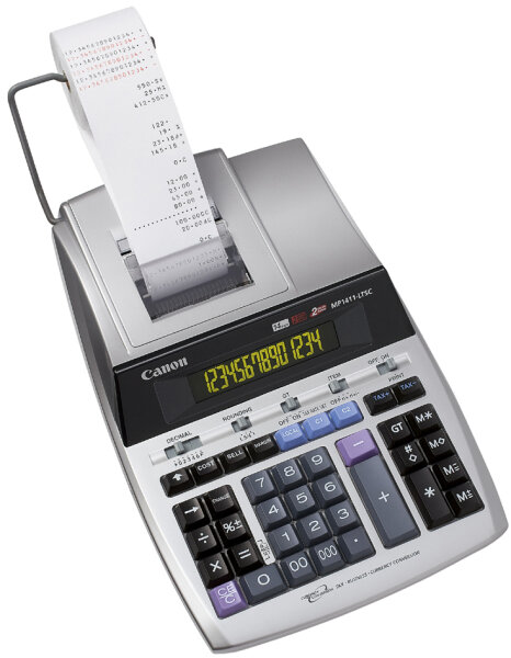 Canon calculatrice bureau imprimante MP1411-LTSC,écran bico.