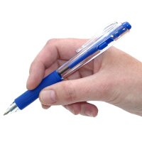 Pentel Druckkugelschreiber BK437, blau
