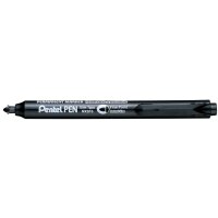 Pentel Marqueur permanent NXS15, rétractable, noir