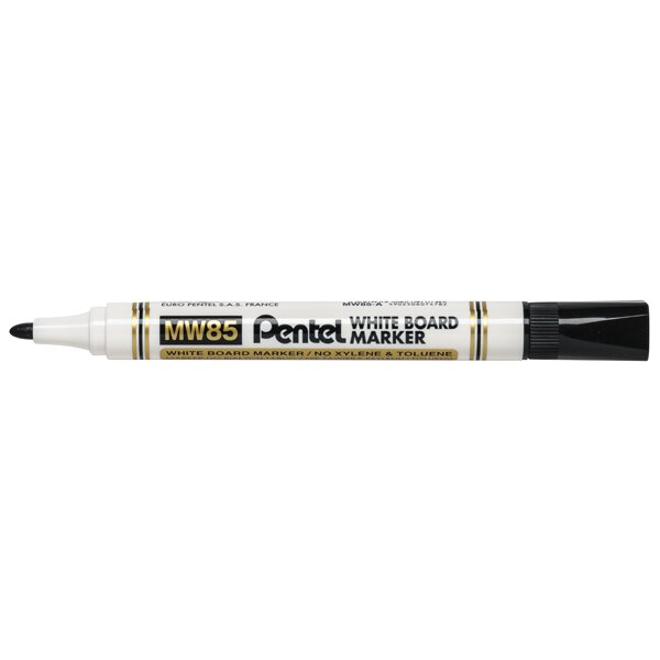 Pentel Marqueur pour tableau blanc MW85, pointe ogive, bleu
