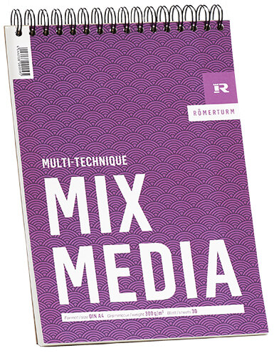 RÖMERTURM Cahier de dessin MIX MEDIA, A3, 30 feuilles