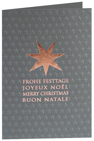 RÖMERTURM Weihnachtskarte "Frohe Festtage"