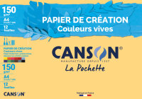 CANSON Papier de création, A4, 150 g/m2, couleurs...