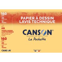 CANSON technisches Zeichenpapier, DIN A3, 200 g qm, weiss