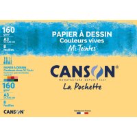 CANSON Zeichenpapier Mi-Teintes, DIN A3, leuchtende Farben