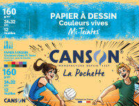 CANSON Zeichenpapier Mi-Teintes, 240 x 320 mm, 160 g qm