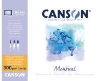 CANSON Bloc de papier aquarelle Montval, 240 x 320 mm
