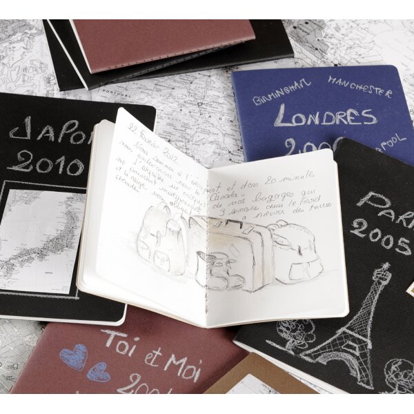 CANSON Skizzenheft Art Book Inspiration, A4, schwarz grau