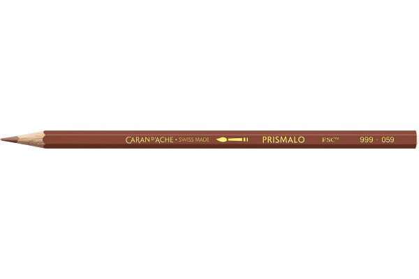 CARAN DACHE Crayon de couleur Prismalo 3mm 999.059 brun