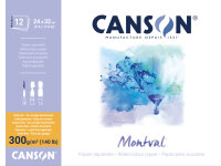 CANSON Bloc papier dessin Montval, 180 x 250 mm, 300 g/m2
