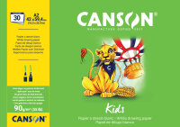 CANSON Zeichenblock Kids, DIN A2, 90 g qm, 30 Blatt