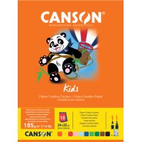 CANSON Tonpapierblock Kids, DIN A4, 120 g qm, 30 Blatt