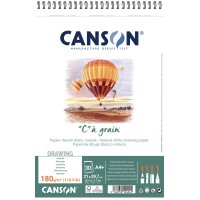 CANSON Album spiralé de papier dessin C à...